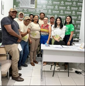Secretaria de Meio Ambiente de Floriano recebe visita técnica de agentes de endemias(Imagem:Reprodução/Instagram)