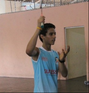 Fabrício Farias é um do principais nomes do Brasil por medalha na cetegoria sub-17, em simples e duplas.(Imagem:Abdias Bideh)