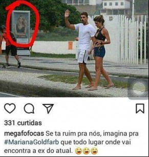 Grazi aparece na foto de Cauã e namorada e internautas não perdoam.(Imagem:Instagram)