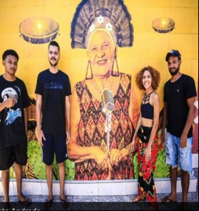 Artistas homenageiam Maria da Inglaterra(Imagem:Renato Andrade)