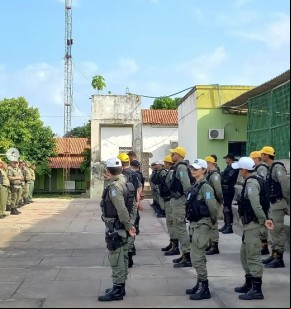 Comandante do 3º BPM de Floriano reforça policiamento para o Carnaval 2024.(Imagem:Reprodução/Instagram)