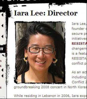 retirada de um site de ONG da qual ela é uma das fundadoras(Imagem:Imagem da cineasta Iara Lee)