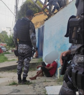 Polícia age rápido e prende homem que invadiu residência em Floriano.(Imagem:Reprodução/Instagram)