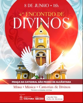 Floriano se prepara para o 4º Encontro de Divinos no dia 8 de junho.(Imagem:Reprodução/Instagram)