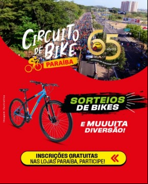Participe do Circuito de Bikes Paraíba(Imagem:Reprodução/Instagram)
