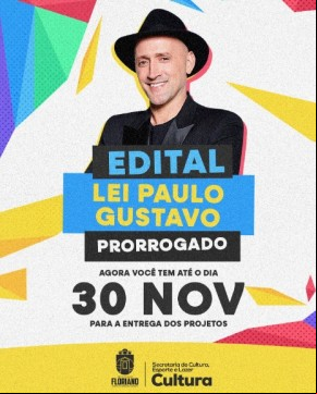 Prefeitura de Floriano prorroga edital para apoio a projetos culturais.(Imagem:Reprodução/Instagram)