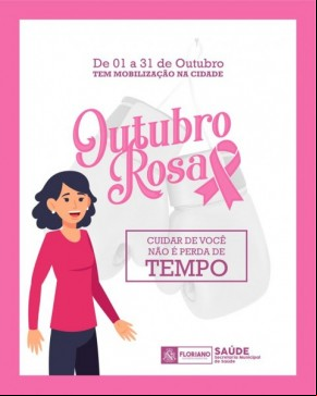 Saúde promove ações no Outubro Rosa(Imagem:Secom)