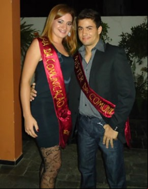 Renata Pires e Mateus Porto, Mister e Rainha da comunicação 2011(Imagem:FlorianoNews)