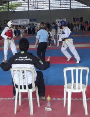 Taekwondo Piauí em ação no Brasileiro em Recife trazendo título inédito.(Imagem:Divulgação/Facebook)