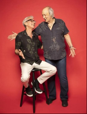 Celso Fonseca com Erasmo Carlos(Imagem:Divulgação)