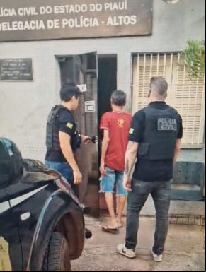 Suspeito de agredir filhos e esposa.(Imagem:PC-PI)