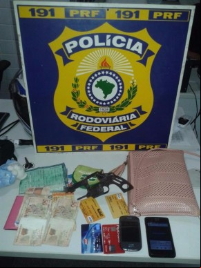 PRF prende em flagrante bando de assaltantes que fizeram arrastão em Altos.(Imagem:PRF)