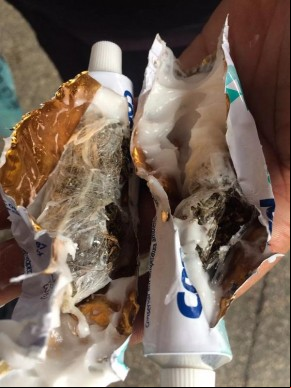 Maconha é encontrada em pomadas e pai de detento acaba preso no Piauí.(Imagem:Divulgação /Sinpoljuspi)