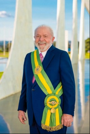 Lula divulga sua nova foto oficial como presidente da República(Imagem:Ricardo Stuckert)