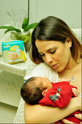 Wanessa e o filho (Imagem:Arquivo Pessoal)