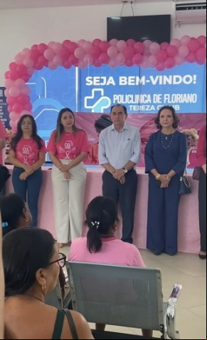Ação Outubro Rosa em Floriano promove atendimento especializado contra o câncer de mama.(Imagem:Reprodução/Instagram)