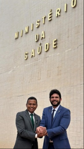 Deputados Dr. Francisco Costa e Dr. Marcus V. Kalume conquistam avanços para a Saúde de Floriano no Ministério da Saúde.(Imagem:Reprodução/Instagram)