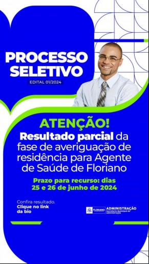 Processo Seletivo: divulgado resultado parcial da fase de averiguação de residência para Agente de S.(Imagem:Secom)
