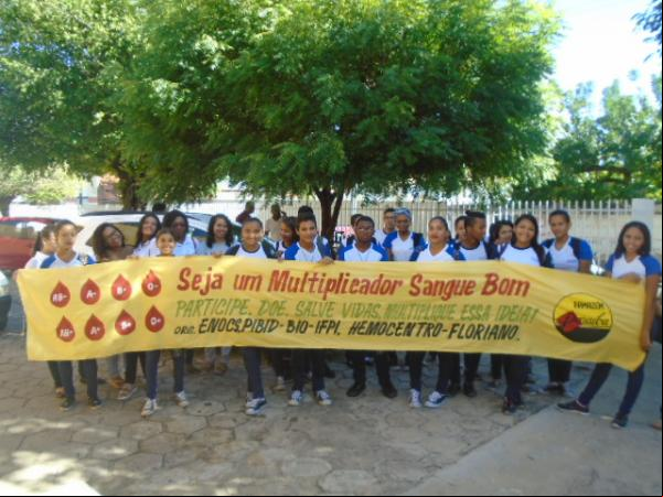 Hemocentro de Floriano celebra Dia Mundial do Doador Voluntário de Sangue.(Imagem:FlorianoNews)