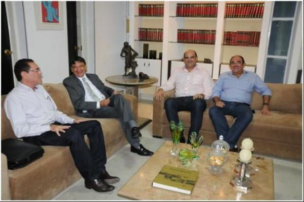Oscar Procópio é recebido em audiência pelo Governador Wellington Dias.(Imagem:Assessoria)
