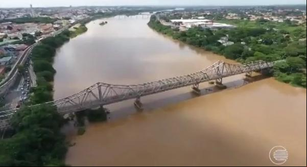 Ponte Metálica em Teresina.(Imagem:Reprodução/TV Clube )