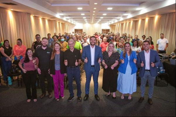Nesta segunda-feira, 800 Professores das escolas da rede estadual participaram de Aula Inaugural da Formação.(Imagem:Divulgação)