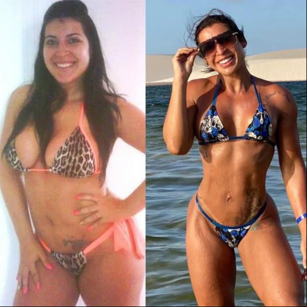 Priscila Pires hoje conta que tem outra visão a respeito da alimentação.(Imagem: Arquivo pessoal )