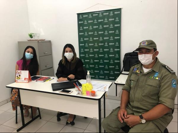 SEMAN e Polícia Militar articulam ações para a prevenção e combate à poluição sonora em Floriano.(Imagem:Secom)