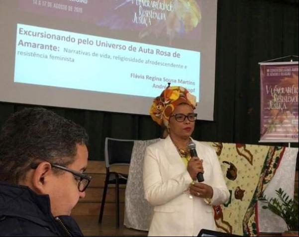 Professora Flavia Regina Sousa Martins(Imagem:FAESF)