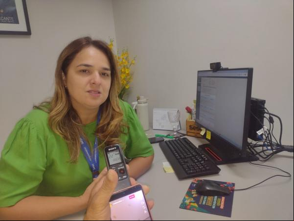 Ana Paula Oliveira, gerente do Sesc Floriano.(Imagem:FlorianoNews)