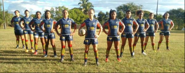 Time do Delta Rugby no Brasileiro da modalidade.(Imagem:Carlos Marvel)