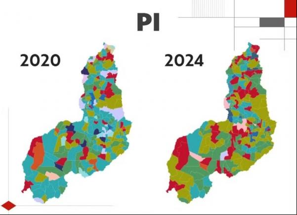 O PSD foi o partido que mais elegeu prefeitos no Piauí em 2024: 65 ao todo.(Imagem:g1 g1)