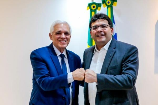 Rafael Fonteles transmite cargo de governador ao vice Themístocles Filho.(Imagem:Divulgação)