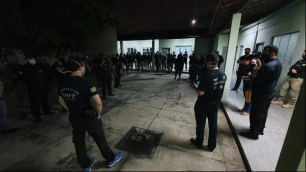 Polícia Civil e Ministério Público realizam operação.(Imagem:Divulgação/PC-PI)