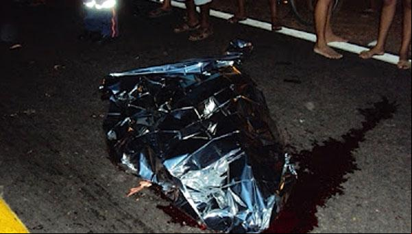 O motorista da D-20 fugiu sem prestar socorro à vítima.(Imagem:Divulgação)