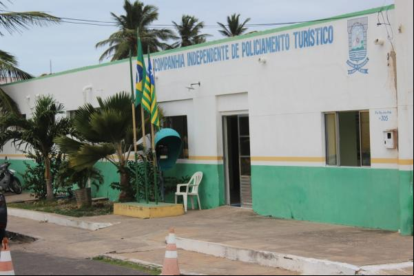 Companhia Independente de Policiamento Turístico de Luís Correia.(Imagem:Patrícia Andrade/G1)