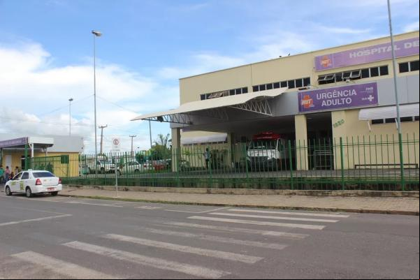 Hospital de Urgência de Teresina (HUT).(Imagem:José Marcelo/ G1 PI)