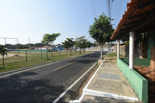 Pavimentação asfáltica no município de Parnaíba.(Imagem:Reprodução)
