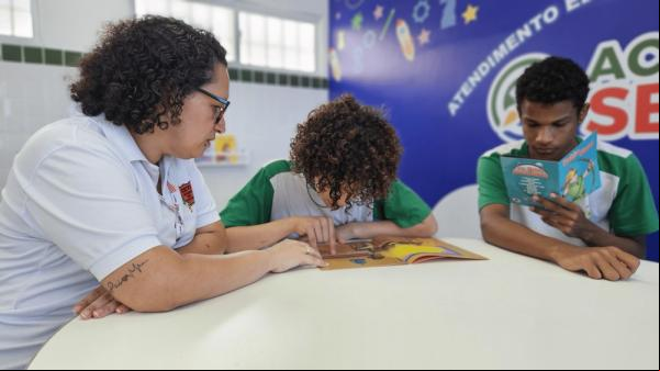 O Ceti Duque de Caxias possui estrutura adequada e pensada para o atendimento de alunos com necessidades especiais e conta com 27 estudantes recebendo e da sala de AEE.(Imagem:Divulgação)