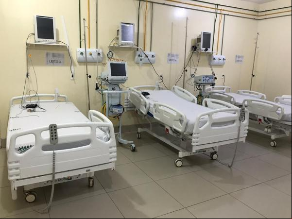 Leitos instalados no Piauí(Imagem:Divulgação /Sesapi)
