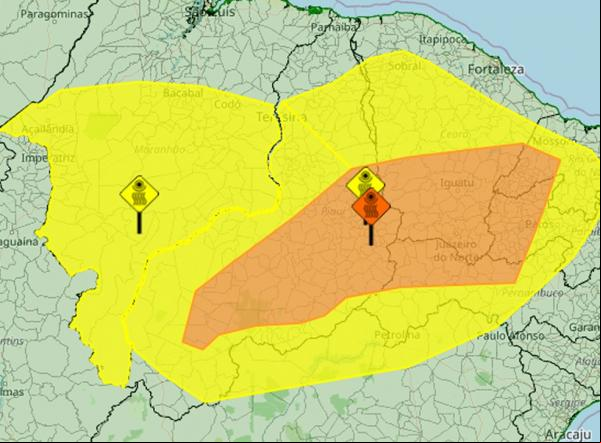 Piauí tem alerta de baixa umidade no ar, risco de incêndios florestais e à saúde(Imagem:Reprodução)