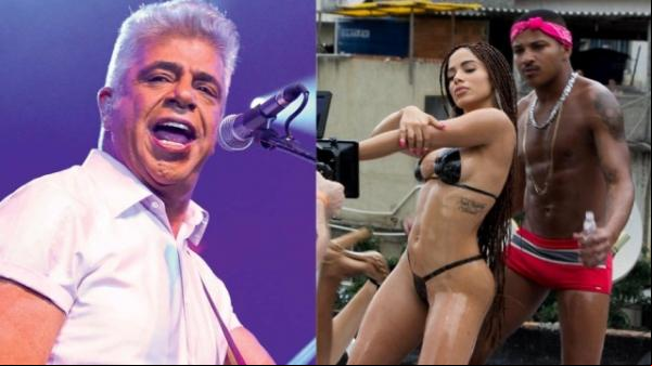 Lulu Santos e clipe Vai Malandra, de Anitta.(Imagem:Reprodução)