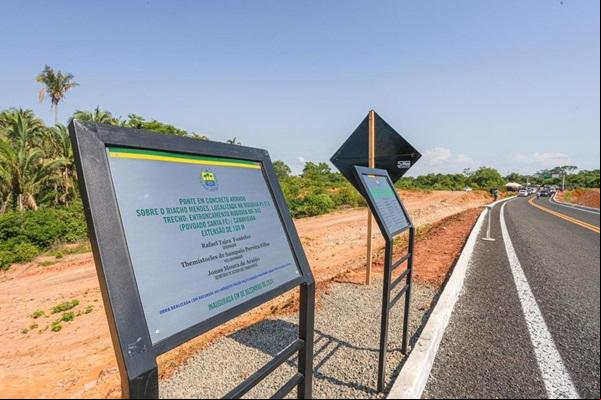 Inauguração da ponte Riacho Mendes(Imagem:Reprodução)