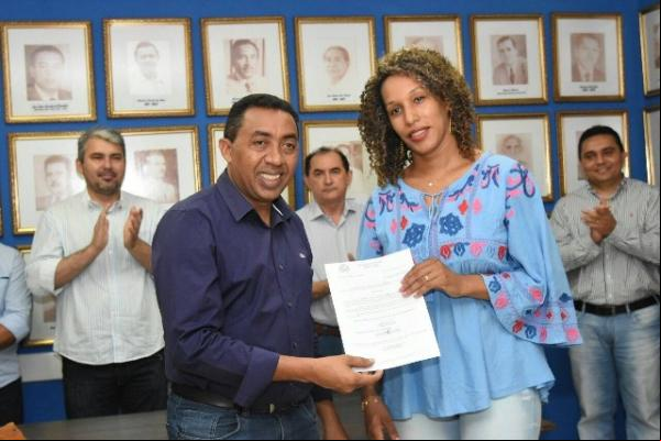 Joel Rodrigues e Jaqueline Monteiro da Mot(Imagem:SECOM)