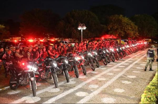 Operação Tiradentes conta com aproximadamente de 3 mil policiais no Piauí.(Imagem: Divulgação/PM-PI)