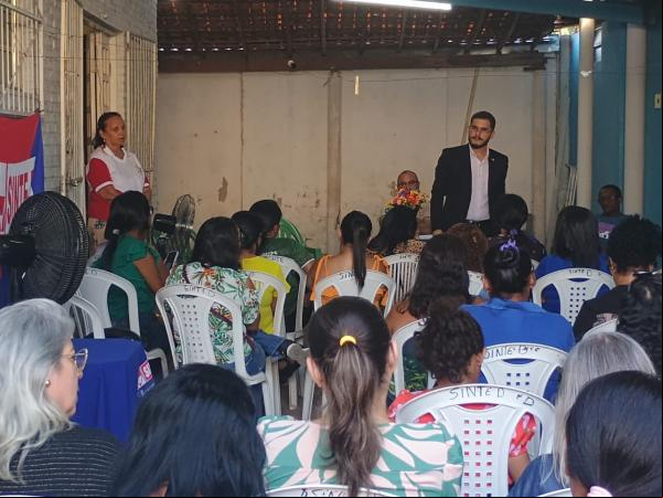 Assembleia do SINTE Floriano discute horário pedagógico com secretários municipais(Imagem:FlorianoNews)