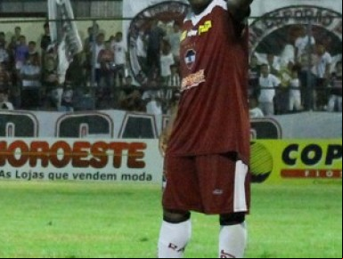 Pantico atuou pelo River-PI no início do Estadual deste ano, mas rescindiu contrato para jogar pelo Crac do Goiás.(Imagem:Náyra Macêdo)