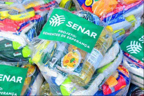 Prefeitura de Floriano entrega cestas básicas em parceria com o SENAR.(Imagem:Secom)