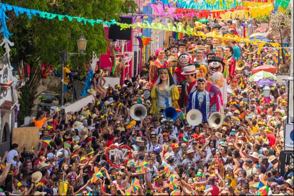 Carnaval em Olinda, Pernambuco.(Imagem:Governo de Pernambuco)