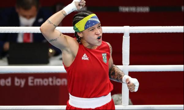 Pugilista baiana é uma das favoritas ao pódio olímpico no peso leve.(Imagem:Gaspar Nobrega/COB/Direitos Reservados)